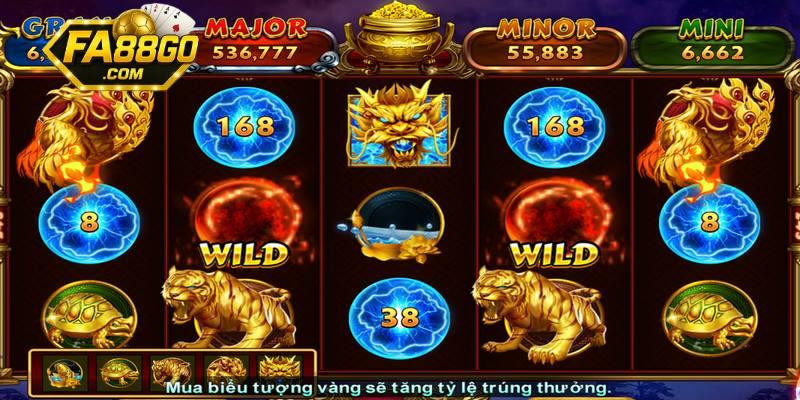 Kho Báu Tứ Linh là trò chơi thú vị trong Nổ hũ tại fa88