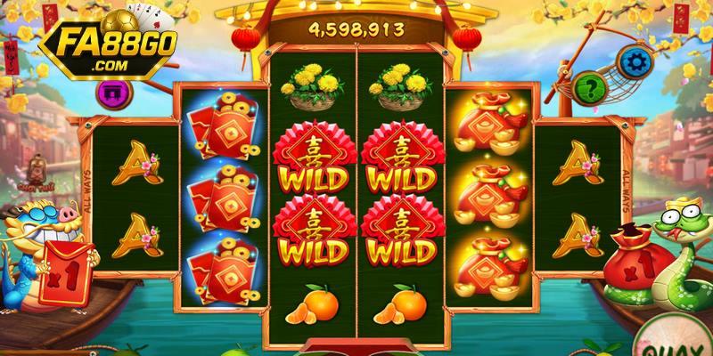 Sắc Xuân Chợ Tết trong Nổ hũ fa88 thu hút người chơi mạnh mẽ